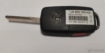 Nový auto kľúč Škoda Seat Audi - 2
