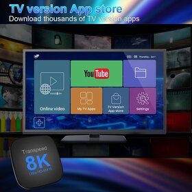 Android 13 8K ULTRA HD TV Box TRANSPEED MX 4/32GB - 2