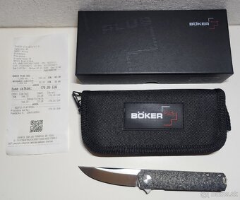 Boker Plus Kwaiken Compact Flipper Marble Carbon, noz - 2