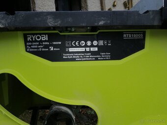 Stolová píla Ryobi RTS1800ES-G - 1800W - rezervované - 2
