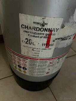Čapované prosecco 20 l - 2