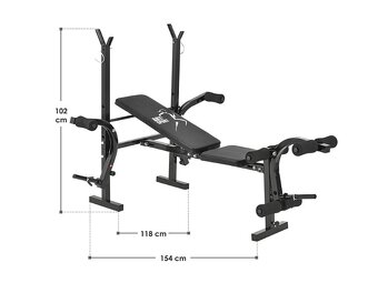 Multifunkčná posilňovacia lavica ProfiGym 1000 - 2