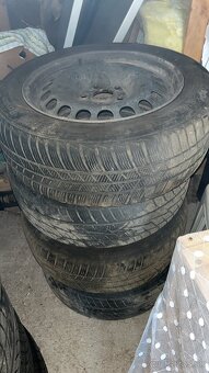 Pneumatiky 205/55 R16 + Plech. disky - 2