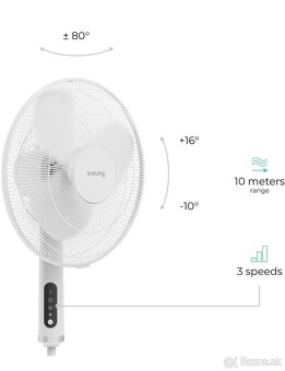 Predam ventilator Siguro FN-K350 W Summer Wind White - 2