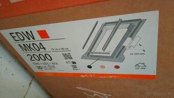 Stresne okno VELUX GLL MK04 1061B + lemovanie EDW MK04 2000 - 2