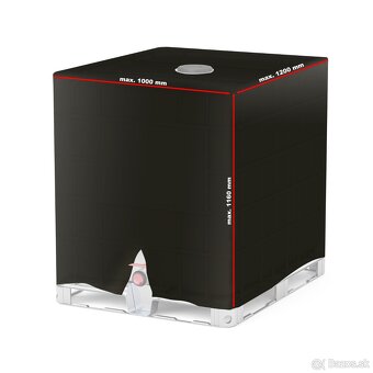 Ochranný kryt IBC nádrže 1000L - 2