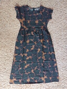 Zelené kvetované šaty-NOVÉ - 2