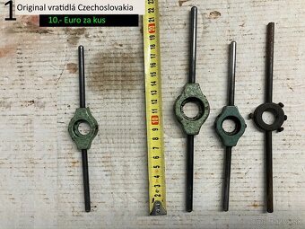 Závitníky a vratidlá NAREX Czechoslovakia - 2