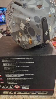 Prilba Blizzard sivá - 2