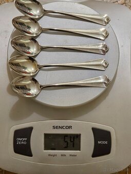 Strieborné čajové lyžičky David Andersen - 2