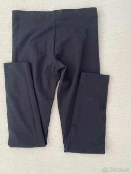 Legínky 128cm čierne - 2