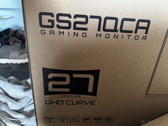 Predám/Vymenim GIGABYTE GS27QCA 180HZ 2K - 2