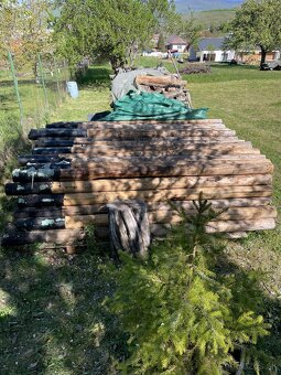 Predam drevene koly, stlpy - 2