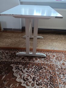 Stôl 200x65cm biely 10 eur - 2