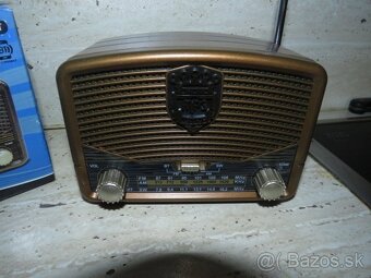 Predam nove mensie retro radio CMIK,BT,USB - - 2