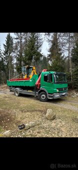 Mercedes 15T HÁKOVÝ NOSIČ KONTAJNEROV HYDRAULICKÁ RUKA - 2