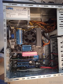 AMD PhenomII 1055 6 core+DDR2 8GB+SSD128GB+500W+klav/mys - 2