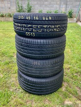 215/45 r16 letné BRIDGESTONE 86H - 2