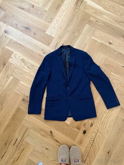 Pansky modry oblek Calvin Klein L - 2