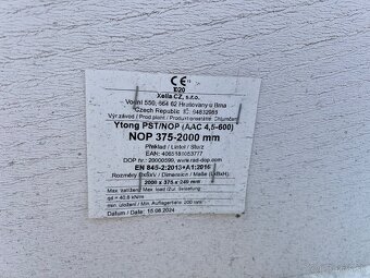 predam 2x Ytong preklad 2m - 2