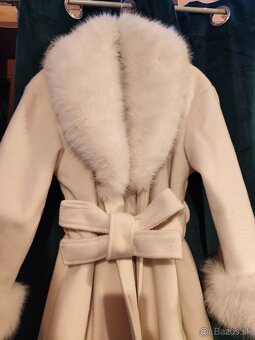 Nový dámsky vlnený kabát - 2