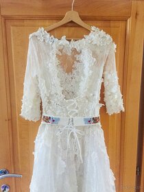 Ručne vyšívané svadobné šaty Príbeh víly - 2
