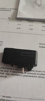 insta 360 x4 quick reader a obal 50m - 2