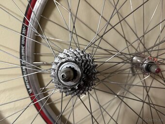Shimano 600 TRICOLOUR / Bayer set kolies 28 - 2