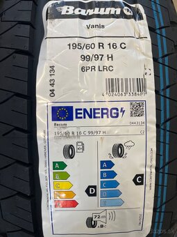 Nové letné BARUM 195/60R16C - 2