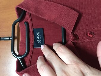 ARMANI originál pánske tehlové/polotricko L/XL - 2