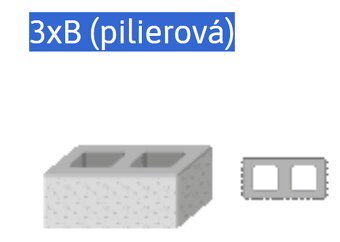 ABW Alpský plot 3xB žltá / piesková 40 x 20 x 16 cm - 2