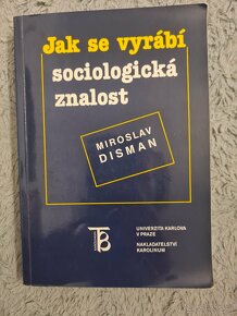 Jak se vyrabi sociologicka znalost - 2