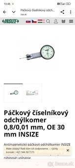 Odchýlkomer Insize - 2