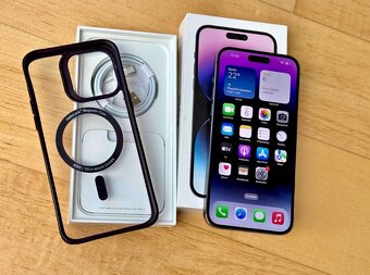 iPhone 14 Pro Max Deep Purple BATERIE 100% TOP - 2