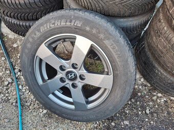 hliníkové disky hyundai 15" 5x114,3 aj pneu 195/65 r15 - 2
