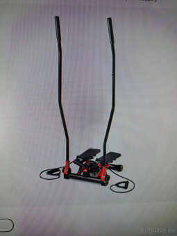 Hop-sport Stepper Slim červený | Twist Stepper s expandérmi - 2