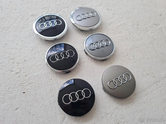 Stredové krytky pukličky kolies AUDI - 2