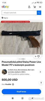 Vzduchovka vzduchová pištoľ Daisy Power Line 717 - 2