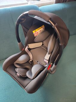 Detská autosedačka (vajíčko) Klippan Dinofix Black/Grey - 2