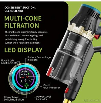 Linkifly XT1 Bezdrôtový tyčový vysávač - 2