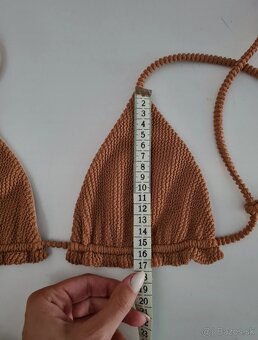 Hnede luxusne plavky Lemonky 3 ks - 2