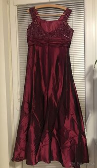 plesové šaty so štólou - 2