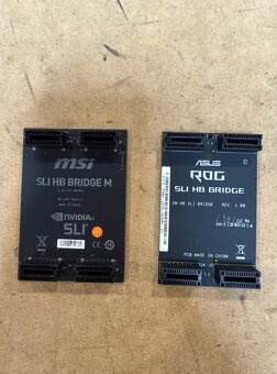 SLI mostíky ASUS + MSI – HB Bridge – 3 kusy - 2