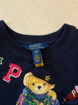 Tmavomodrá Polo mikina - 2