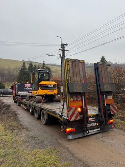 Preprava strojov, nadrozmerná preprava, podvalník, plato - 2