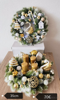 Vianočné vence na vonkajšie dvere - 2