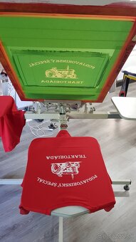 Karusel na sieťotlač – 4-farebný + 4 ramená na malé potlače - 2