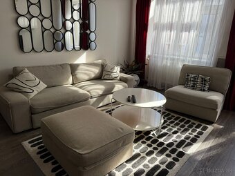 Pohovka rozkladacia s taburetkami - 2