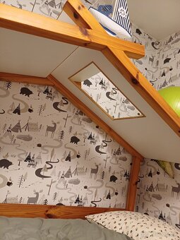 Detská posteľ v tvare domčeka - 2