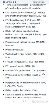 Internetové rádio Nedis - 2